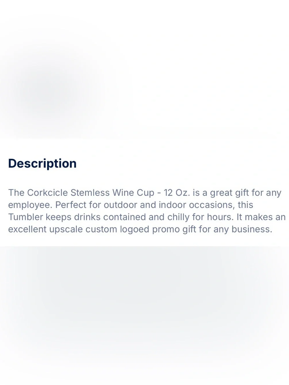 Corkcicle Gunmetal Insulated Stemless Tumbler Wine Cup with Clear Lid- 12 oz.